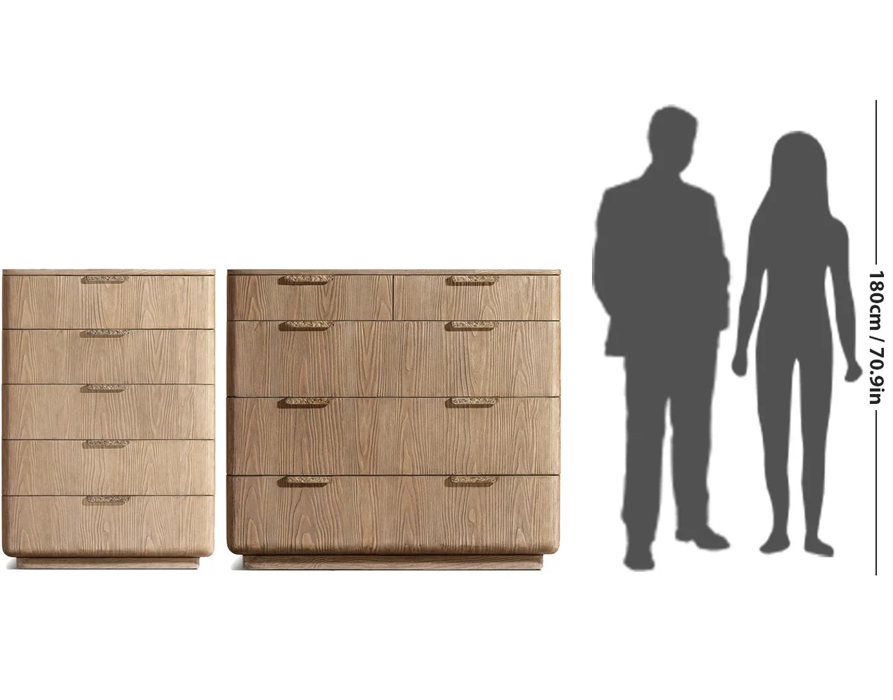 Pointure de tiroirs Dessin de dimension