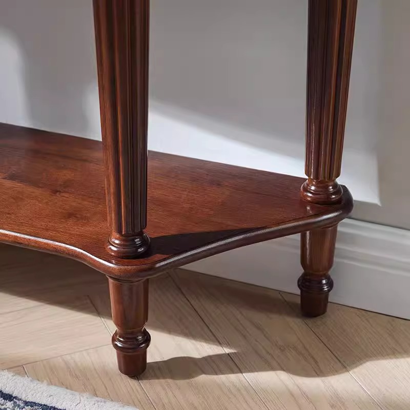 Cabinet d'entrée semi-circulaire rétro de style américain