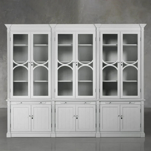 Triple armoire d'affichage modulaire