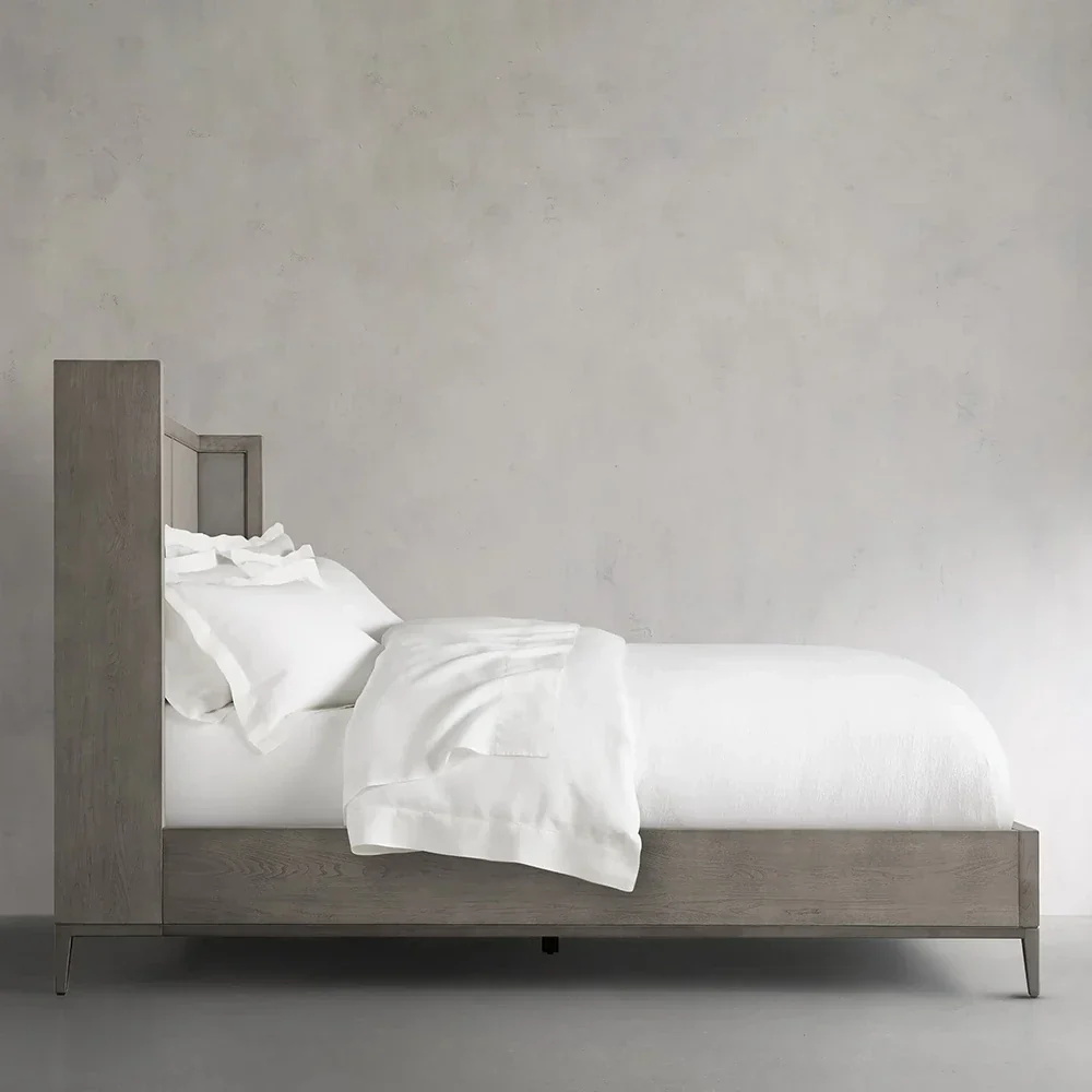 Vertical - Panneau de lit gris lit gris