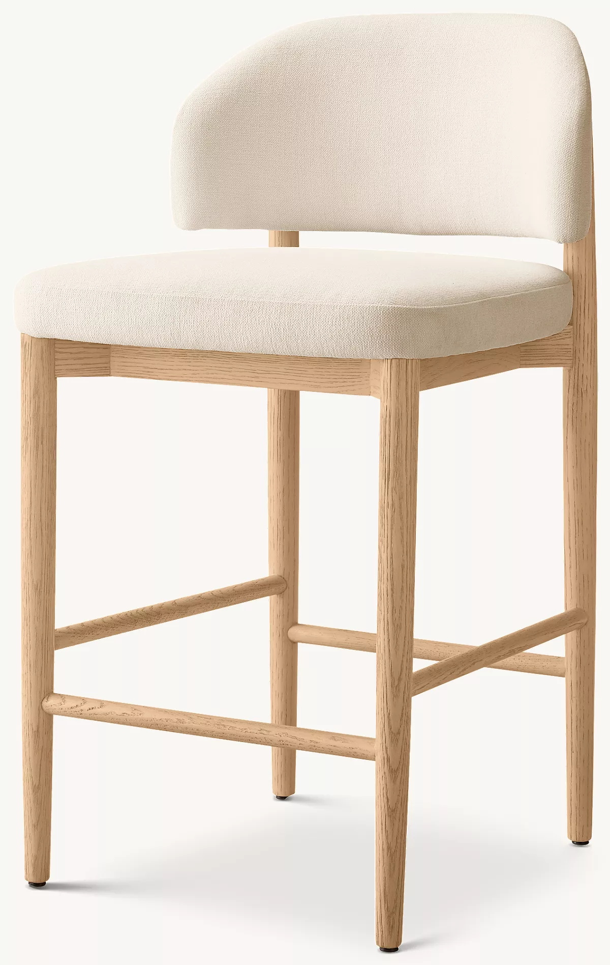 Barre de tissu et tabouret de comptoir
