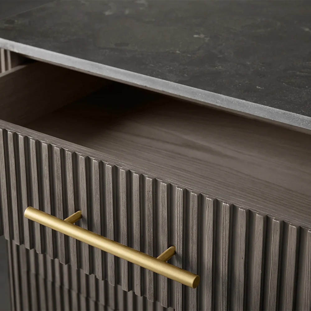 Commode / balck marbre