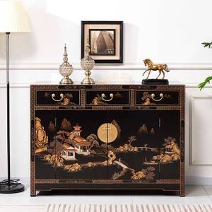 Nouvelle armoire d'entrée classique à la main de style chinois