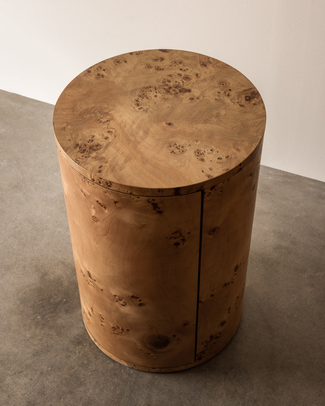 Tableuse ronde vernier naturel