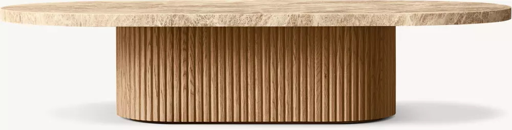 Table basse de piédestal