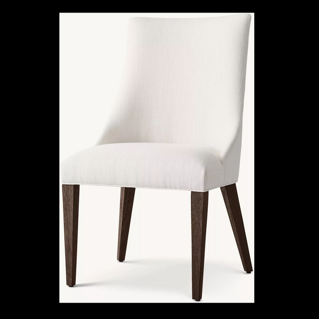 Chaises de restauration modernes minimalistes en chêne blanc