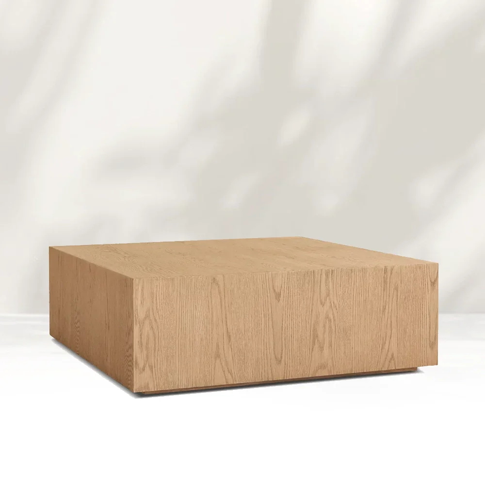 Salon américain RH Table basse en bois massif