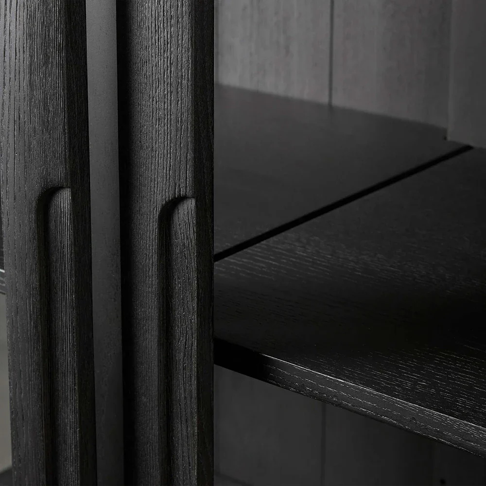 Vitrine rectangulaire moderne minimaliste à double porte