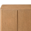 Double en bois nature - Cabinet de porte 
