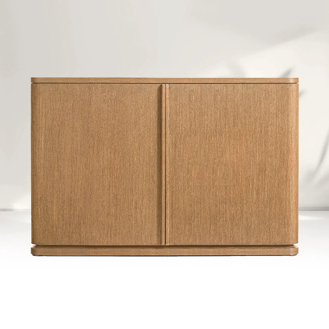 Double en bois nature - Cabinet de porte 