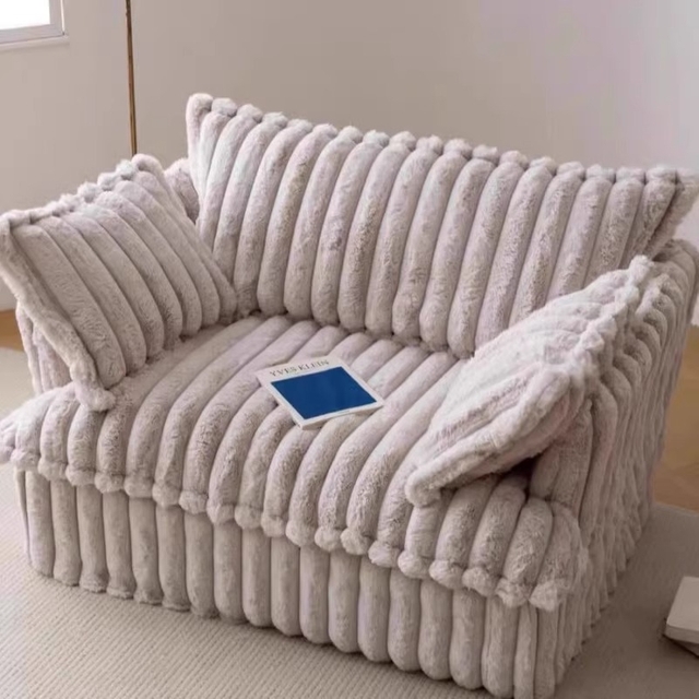 Petit canapé en vexée détachable de style japonais