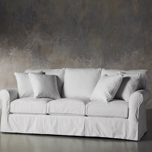 Canapé en tissu lavable en linge