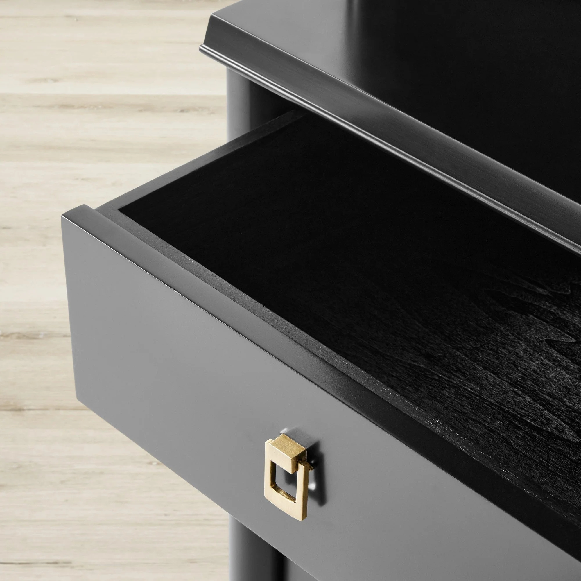 Hutch de stockage en bois minimaliste moderne