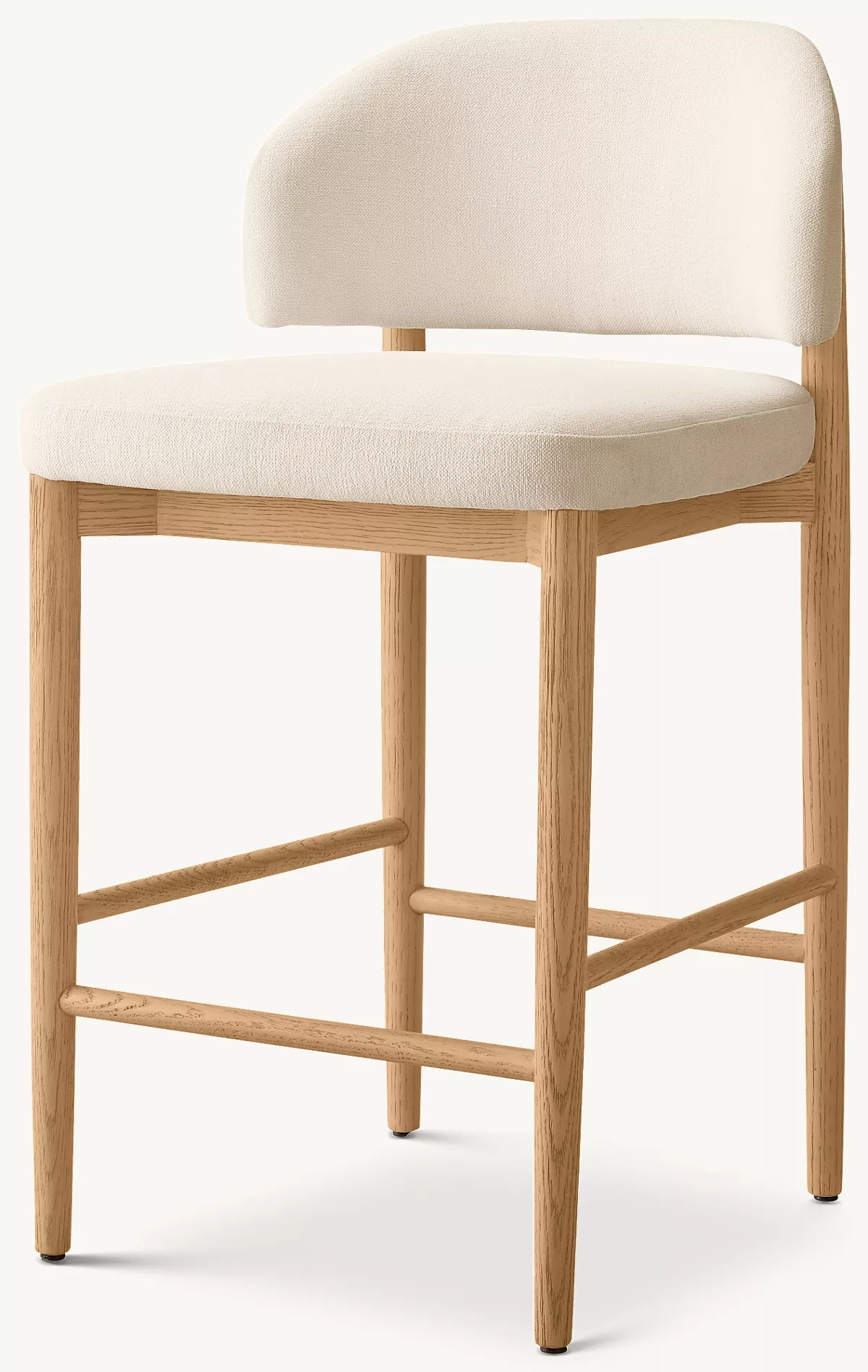 Barre de tissu et tabouret de comptoir
