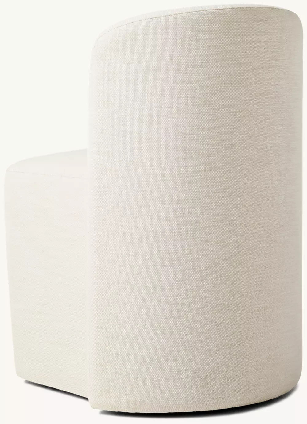 Tissu moderne fauteuil minimaliste en bois massif pour manger