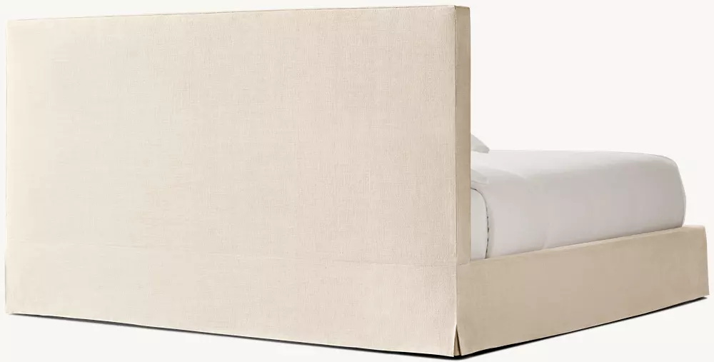  Lit de panneau de tissu couvert