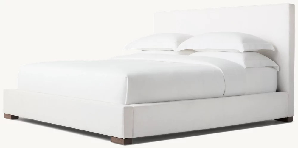 Lit de plaque de panneau de tissu