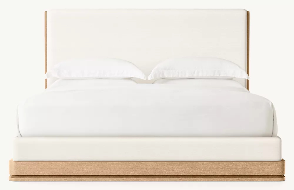 Panneau de tissu lit double