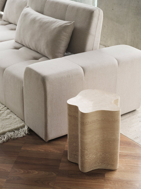 Table d'appoint d'écorce d'arbre