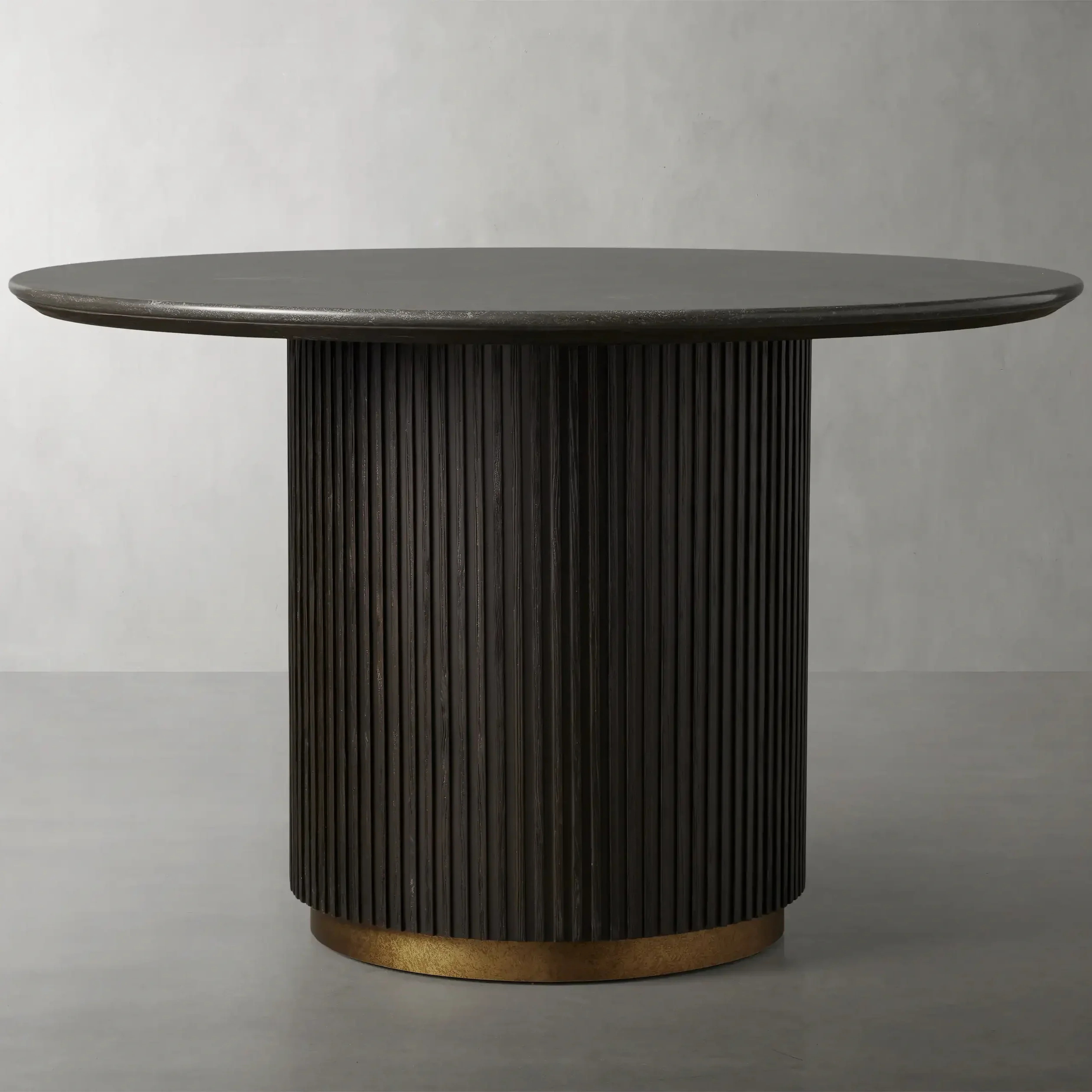 Table à manger en marbre en chêne