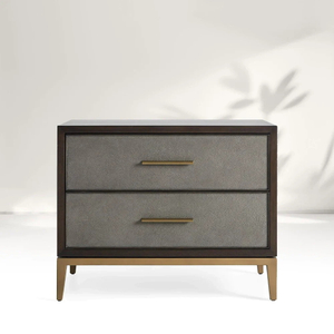Luxury élégant et moderne deux - Diroir Nightstand