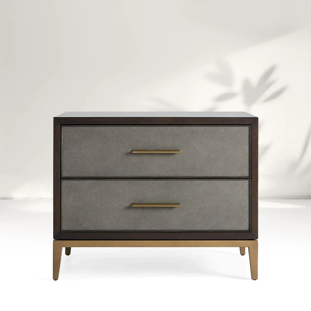 Luxury élégant et moderne deux - Diroir Nightstand