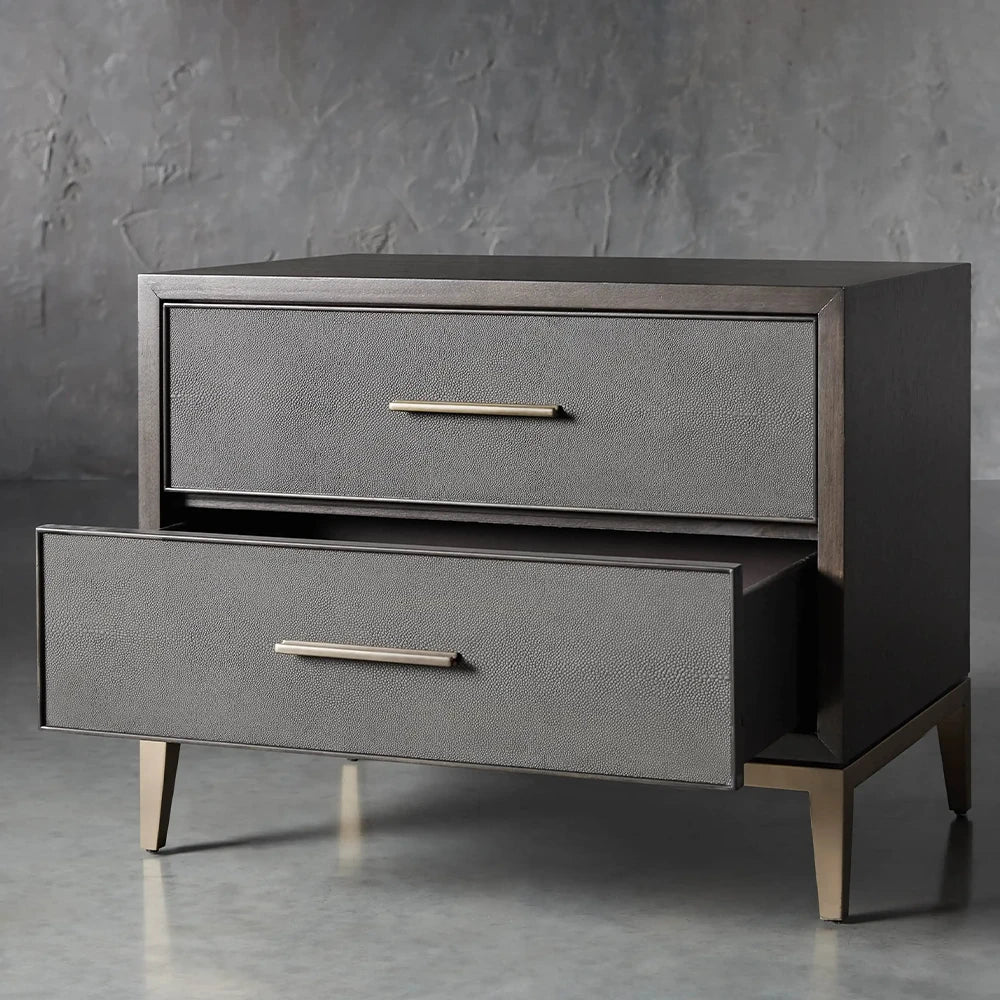 Luxury élégant et moderne deux - Diroir Nightstand