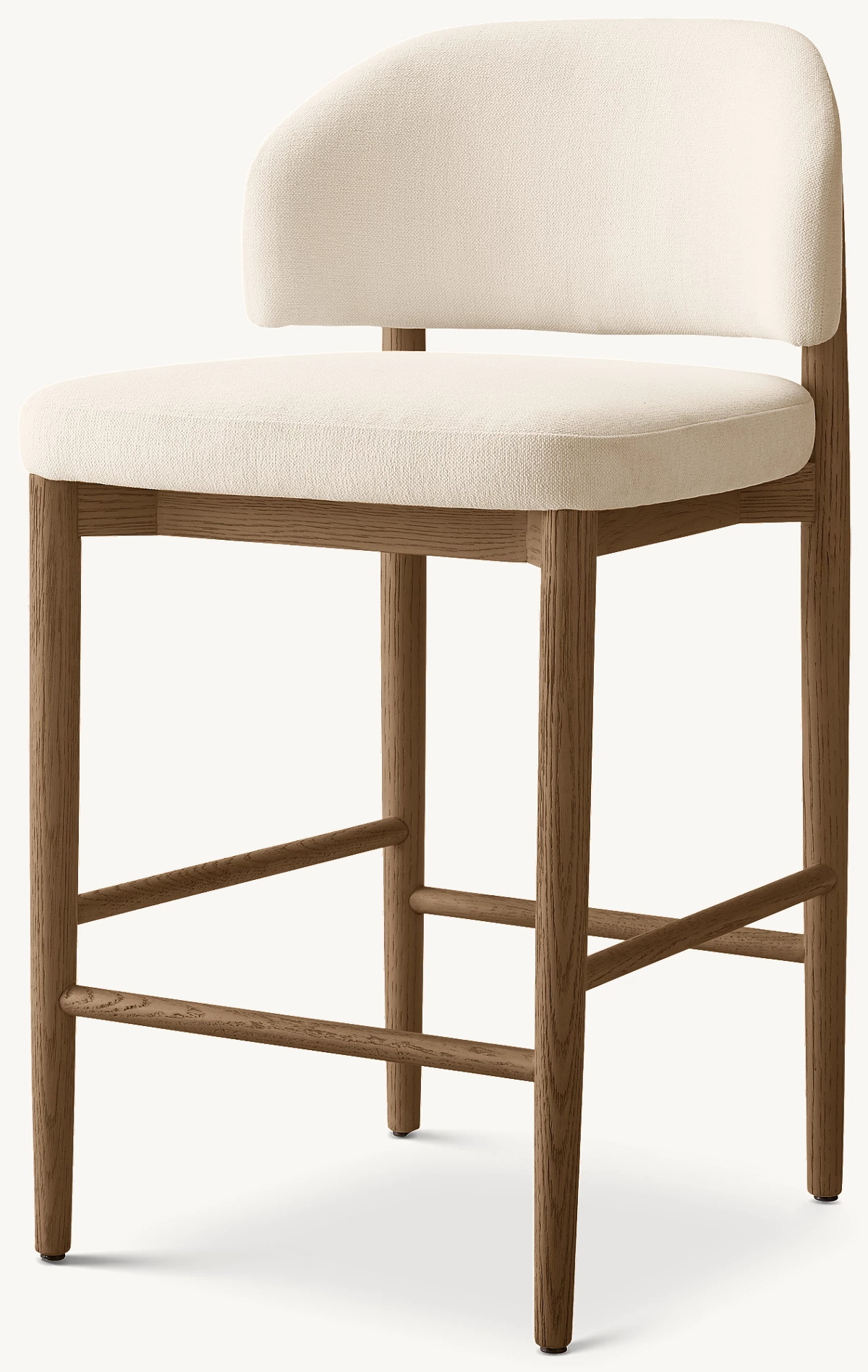 Barre de tissu et tabouret de comptoir