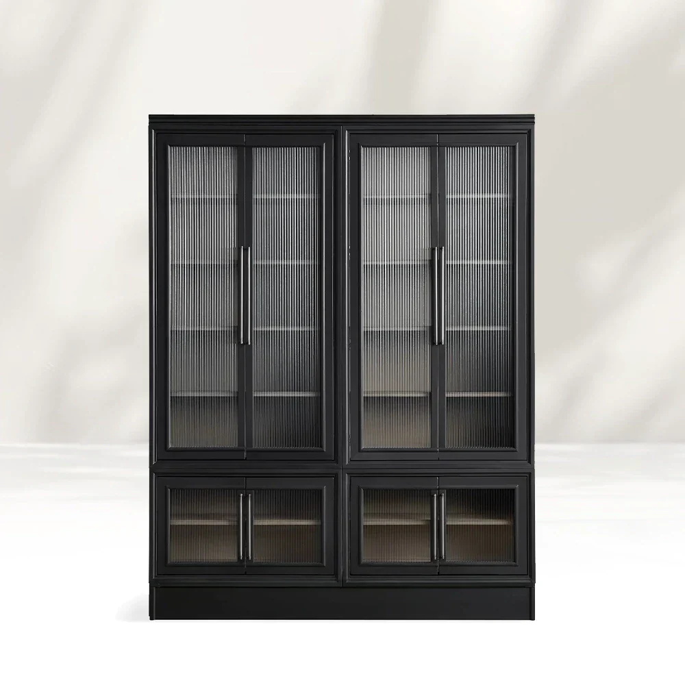 Double minimaliste moderne - Verre - Cabinet de rangement de porte