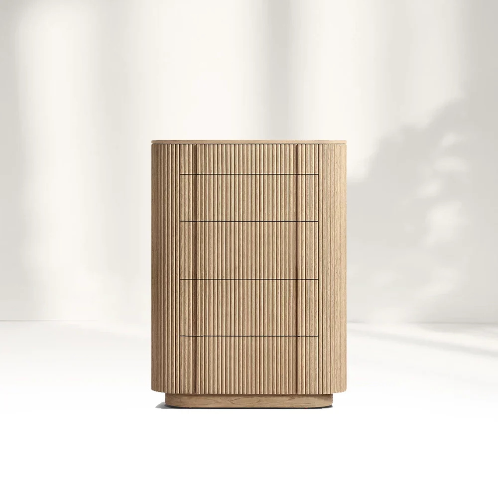 Commode étroite de l'armoire moderne à 5 tirages