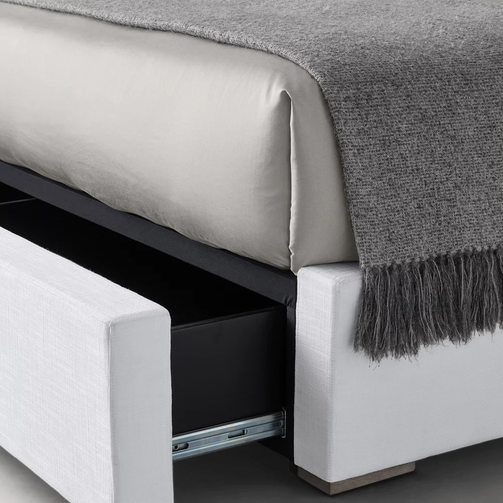 Lit de plaque de panneau de tissu