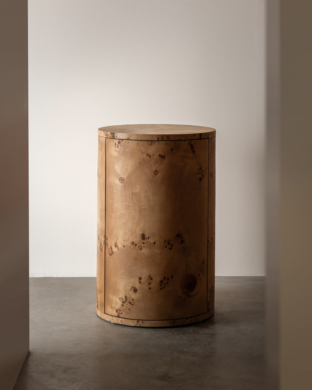 Tableuse ronde vernier naturel