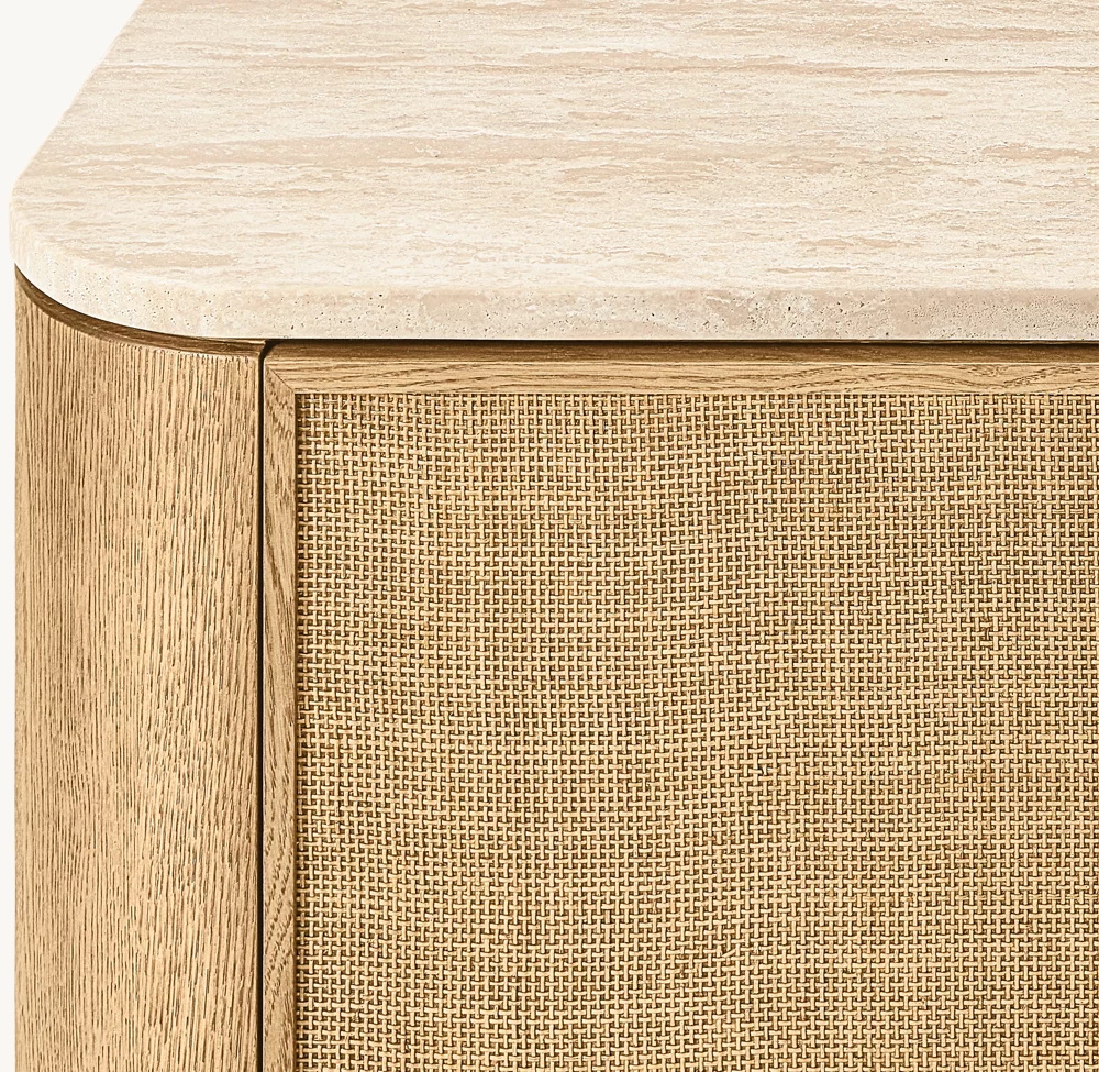 Console de média tissé à 4 portes