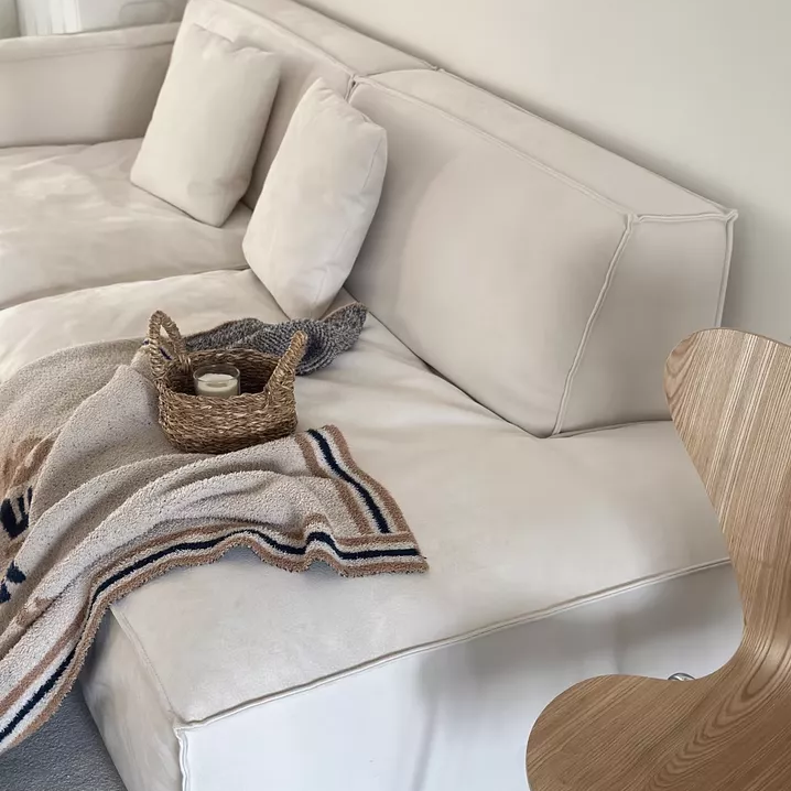 Canapé en tissu Winnie français