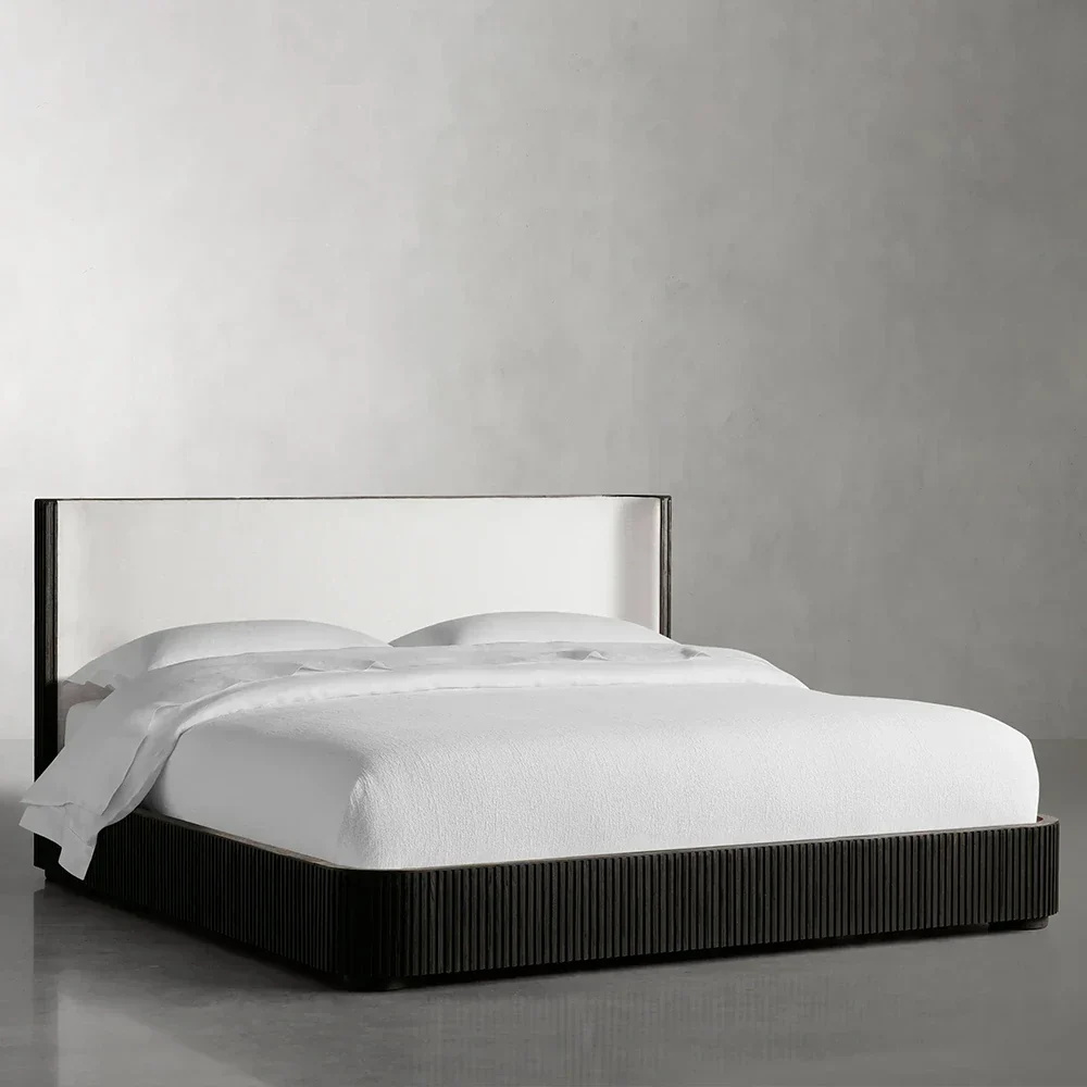 Chambre en bois massif Double Queen-lit Personnalisation