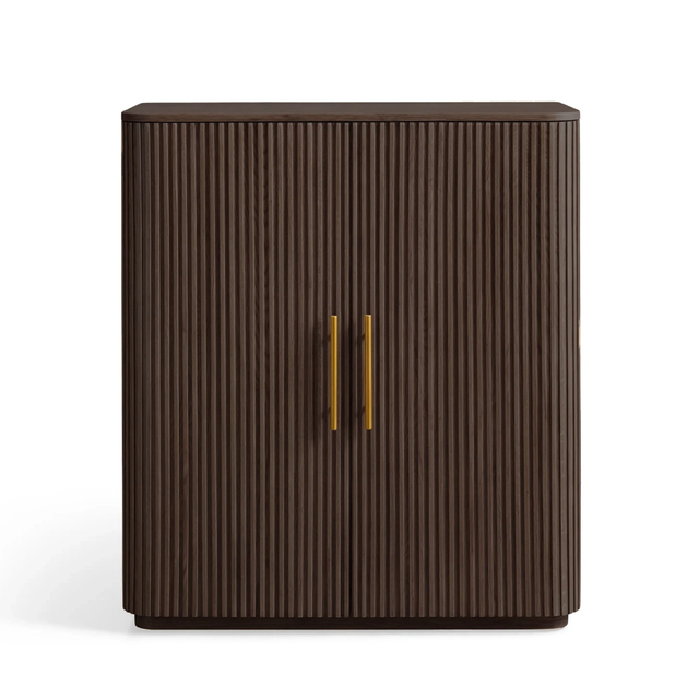 Armoire à vin en chêne blanc moderne