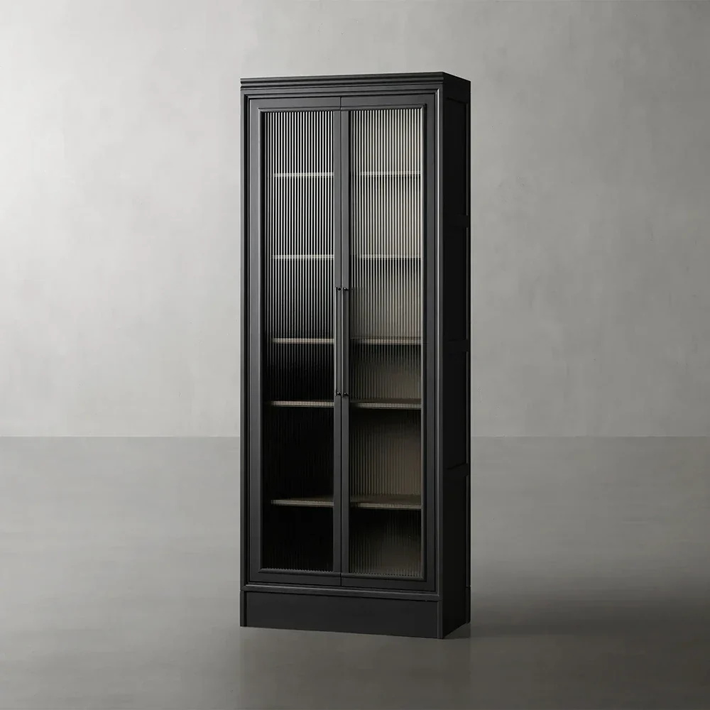 Verre minimaliste moderne - armoire de rangement de porte