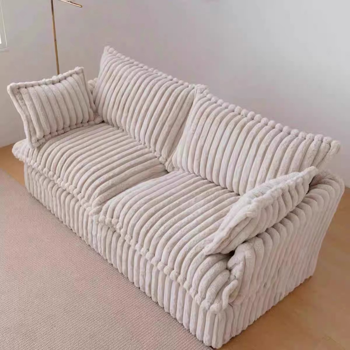 Petit canapé en vexée détachable de style japonais