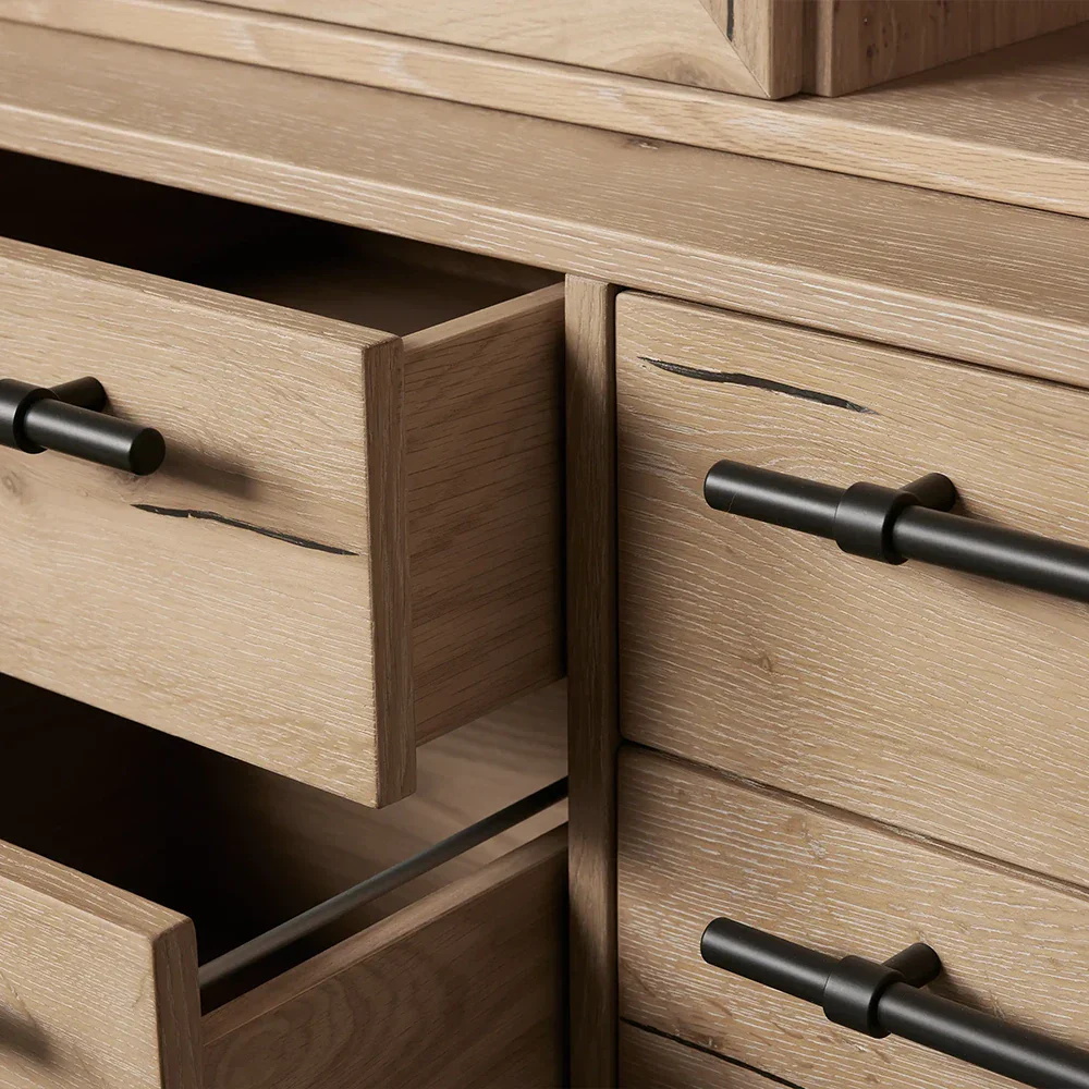 Industriel - Verre de style - Armoire de rangement de porte