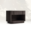 Vertical - Stripted Open - Stake Nightstand