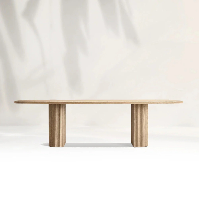 Table à manger en bois rectangulaire de Finnley