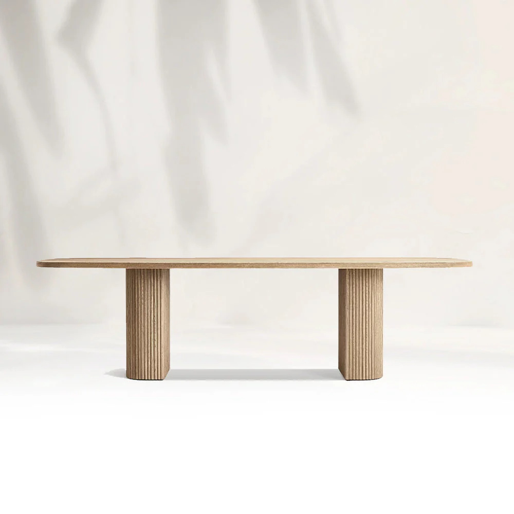 Table à manger en bois rectangulaire de Finnley