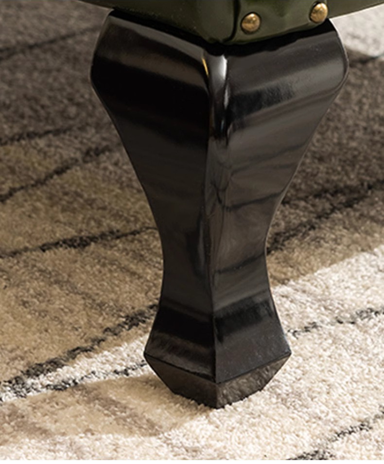 Chaise de canapé unique en tissu américain