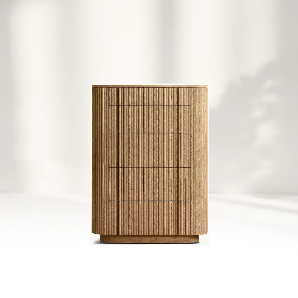 Commode étroite de l'armoire moderne à 5 tirages