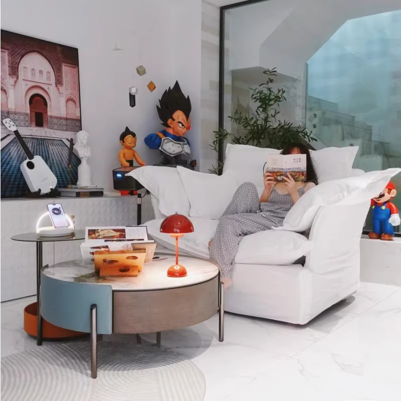 Canapé minimaliste super doux pour la détente