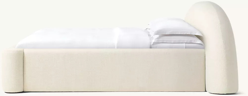 Lit de panneau de tissu