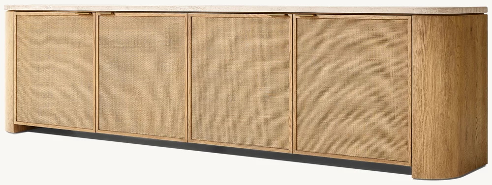 Console de média tissé à 4 portes