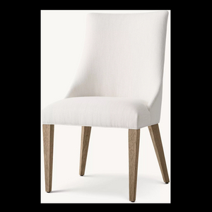 Chaises de restauration modernes minimalistes en chêne blanc