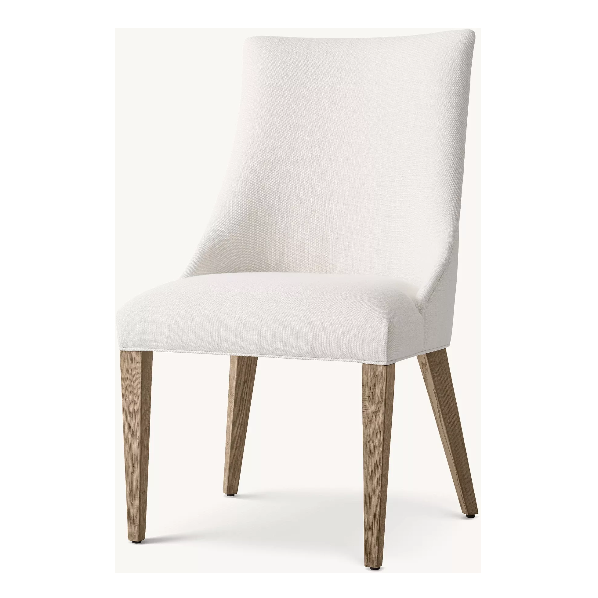 Chaises de restauration modernes minimalistes en chêne blanc