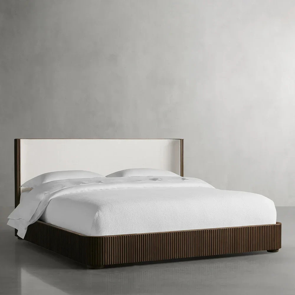 Chambre en bois massif Double Queen-lit Personnalisation